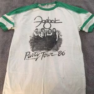 Foghat concert T-shirt 1986